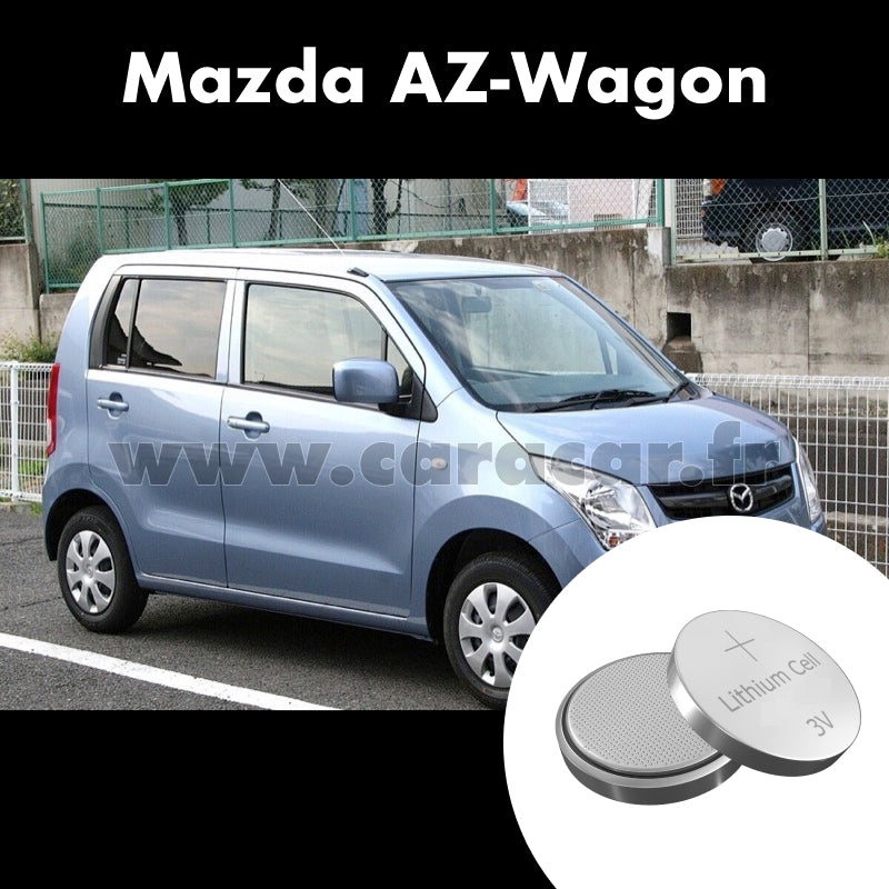 Pile clé Mazda AZ-Wagon 1 generation (1994/1997). Pile de remplacement pour clé de voiture. Batterie de clé de voiture. 