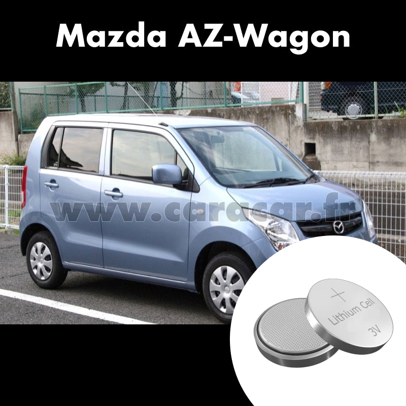 Pile clé Mazda AZ-Wagon 4 generation (2008/2011). Pile de remplacement pour clé de voiture. Batterie de clé de voiture. 