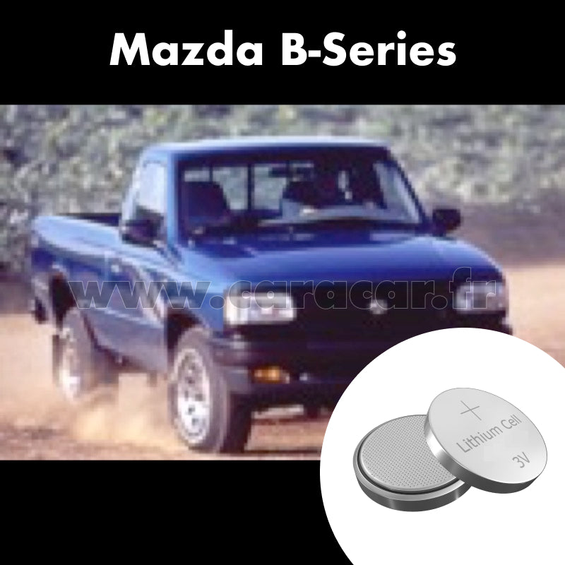 Pile clé Mazda B-Series UN (1997/2006). Pile de remplacement pour clé de voiture. Batterie de clé de voiture. 