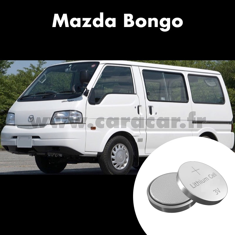 Pile clé Mazda Bongo 4 generation (1999/2020). Pile de remplacement pour clé de voiture. Batterie de clé de voiture. 