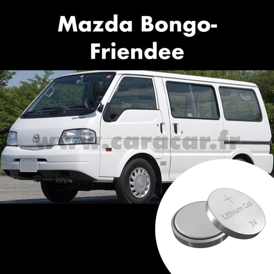 Pile clé Mazda Bongo Friendee 1 generation [restyling] (2000/2005). Pile de remplacement pour clé de voiture. Batterie de clé de voiture. 