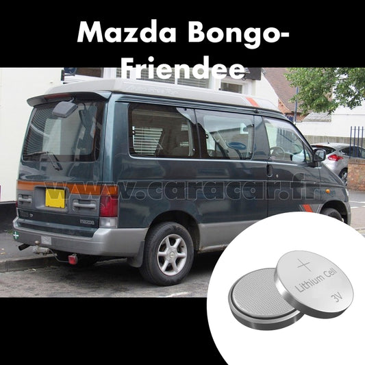 Pile clé Mazda Bongo Friendee 1 generation (1995/2000). Pile de remplacement pour clé de voiture. Batterie de clé de voiture. 