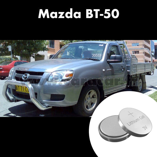 Pile clé Mazda BT-50 1 generation [restyling] (2008/2011). Pile de remplacement pour clé de voiture. Batterie de clé de voiture. 