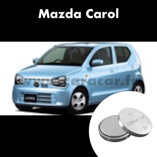 Pile clé Mazda Carol 7 generation (HB36S) (2015/2023). Pile de remplacement pour clé de voiture. Batterie de clé de voiture. 