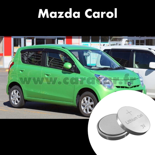 Pile clé Mazda Carol HB24 (2004/2009). Pile de remplacement pour clé de voiture. Batterie de clé de voiture. 