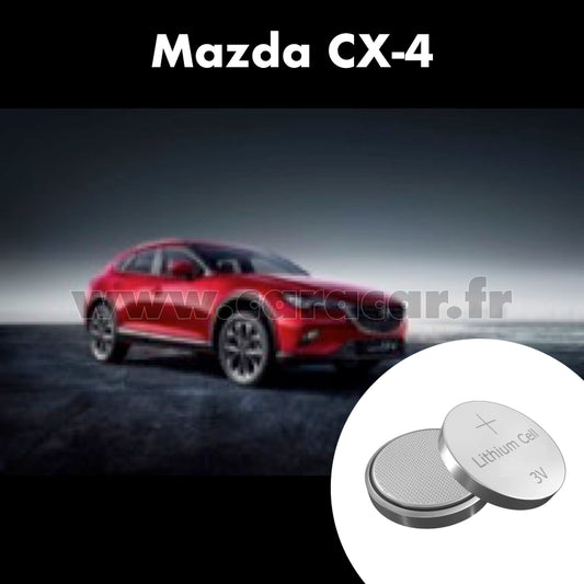 Pile clé Mazda CX-30 1 generation (2019/2023). Pile de remplacement pour clé de voiture. Batterie de clé de voiture. 