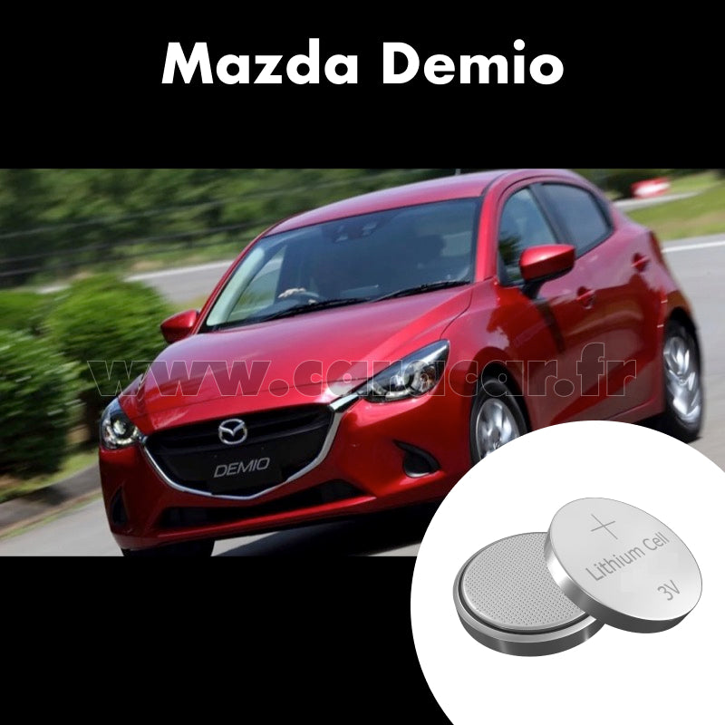 Pile clé Mazda Demio 4 generation (2014/2019). Pile de remplacement pour clé de voiture. Batterie de clé de voiture. 