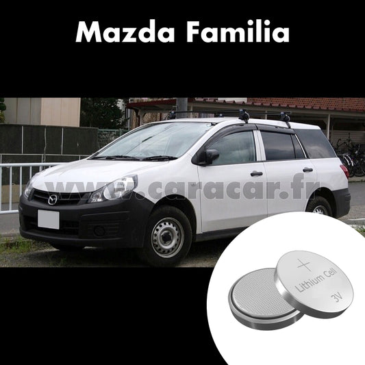 Pile clé Mazda Familia XP16 (2018/2023). Pile de remplacement pour clé de voiture. Batterie de clé de voiture. 