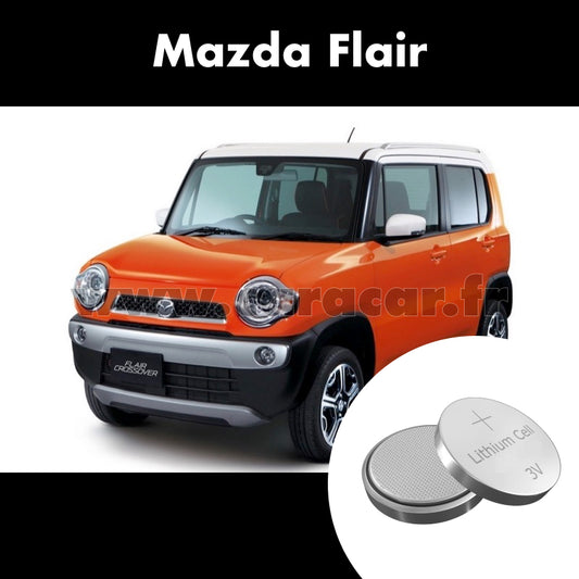 Pile clé Mazda Flair 1 generation [restyling] (2014/2017). Pile de remplacement pour clé de voiture. Batterie de clé de voiture. 