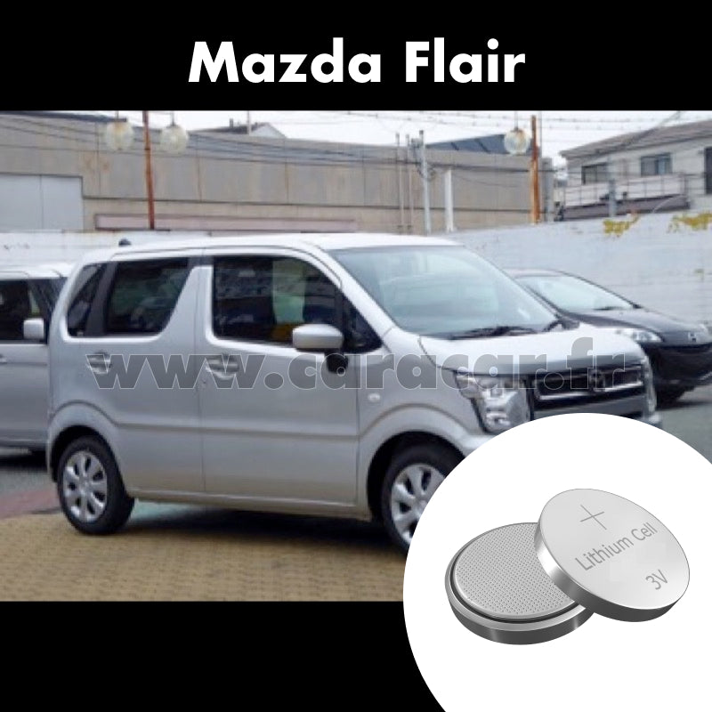 Pile clé Mazda Flair 2 generation (2017/2023). Pile de remplacement pour clé de voiture. Batterie de clé de voiture. 