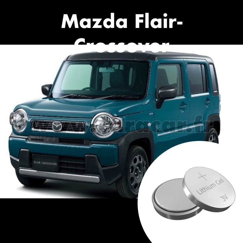 Pile clé Mazda Flair Crossover 2 generation (2020/2023). Pile de remplacement pour clé de voiture. Batterie de clé de voiture. 