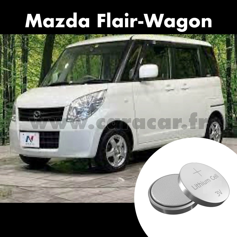 Pile clé Mazda Flair Wagon 1 generation (2012/2013). Pile de remplacement pour clé de voiture. Batterie de clé de voiture. 