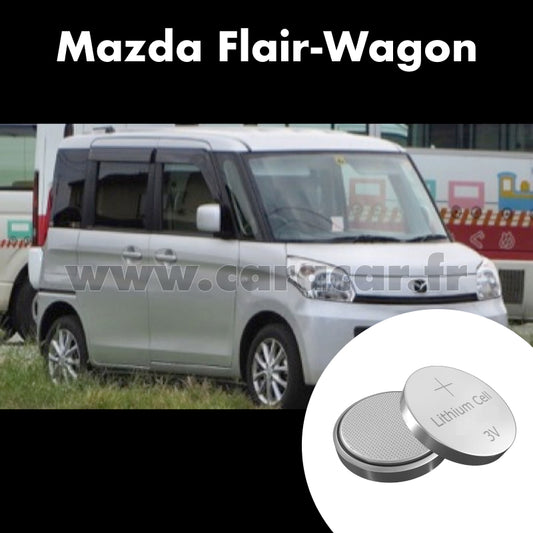 Pile clé Mazda Flair Wagon 2 generation (2013/2015). Pile de remplacement pour clé de voiture. Batterie de clé de voiture. 