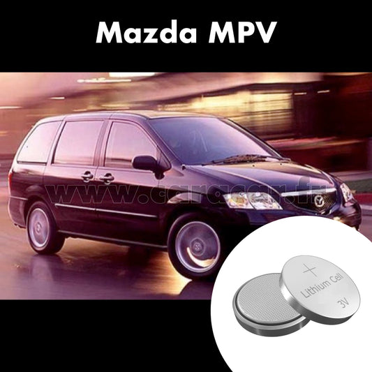 Pile clé Mazda MPV LV [restyling] (1994/1999). Pile de remplacement pour clé de voiture. Batterie de clé de voiture. 