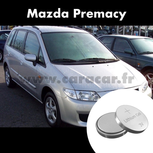 Pile clé Mazda Premacy CR (2005/2007). Pile de remplacement pour clé de voiture. Batterie de clé de voiture. 