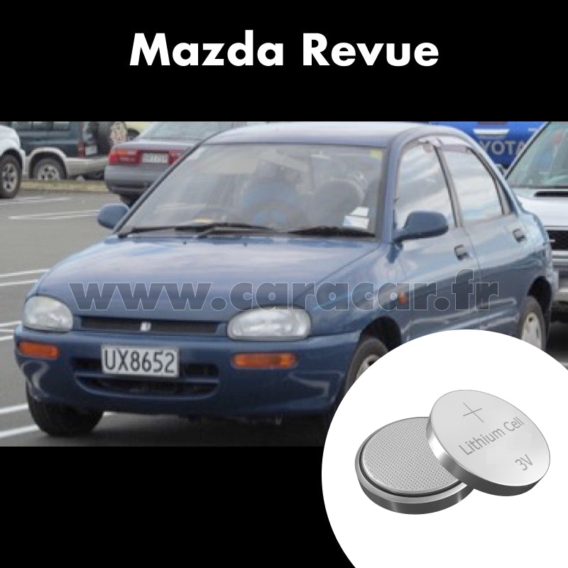 Pile clé Mazda Revue 1 generation (1991/1999). Pile de remplacement pour clé de voiture. Batterie de clé de voiture. 