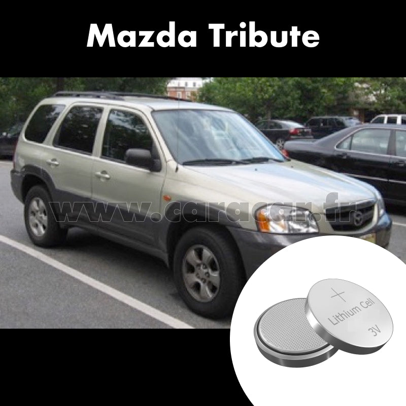 Pile clé Mazda Tribute 1 generation [restyling] (2004/2007). Pile de remplacement pour clé de voiture. Batterie de clé de voiture. 