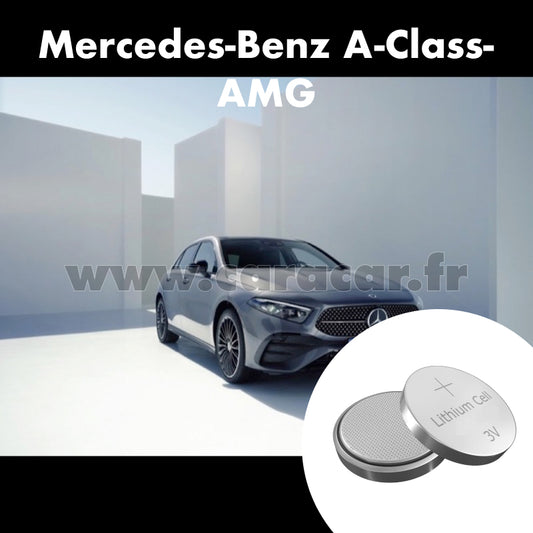Pile clé Mercedes-Benz A-Class AMG 2 generation (W177) [restyling] (2022/2023). Pile de remplacement pour clé de voiture. Batterie de clé de voiture. 