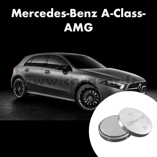 Pile clé Mercedes-Benz A-Class AMG W177 (2019/2022). Pile de remplacement pour clé de voiture. Batterie de clé de voiture. 