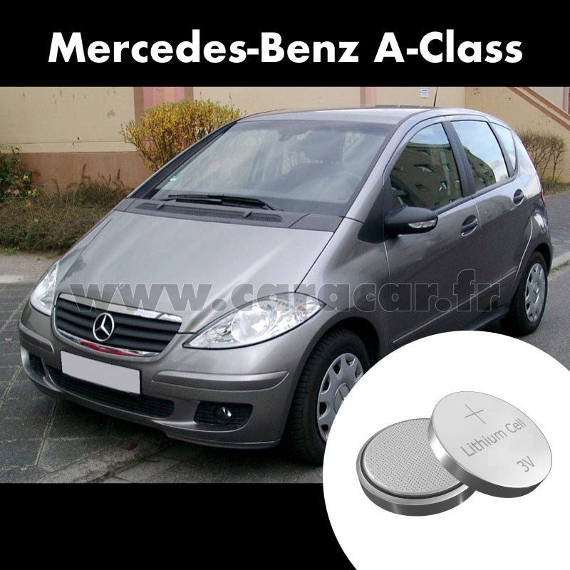Pile clé Mercedes-Benz A-Class W169 (2004/2008). Pile de remplacement pour clé de voiture. Batterie de clé de voiture. 