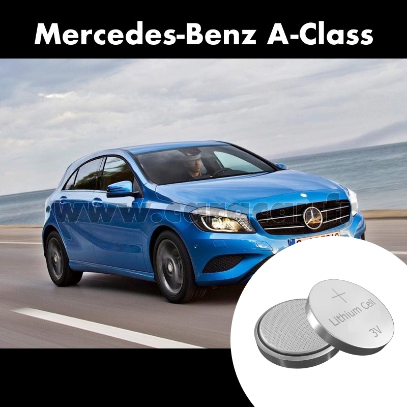 Pile clé Mercedes-Benz A-Class W176 [restyling] (2015/2018). Pile de remplacement pour clé de voiture. Batterie de clé de voiture. 