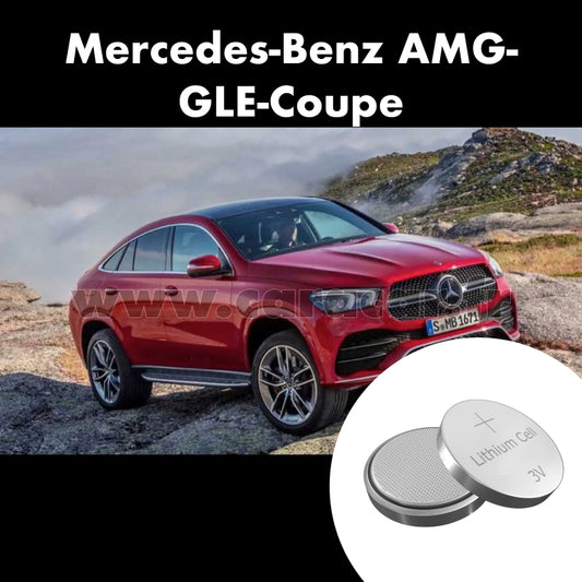 Pile clé Mercedes-Benz AMG GLE Coupe 2 generation (C 167) (2019/2019). Pile de remplacement pour clé de voiture. Batterie de clé de voiture. 