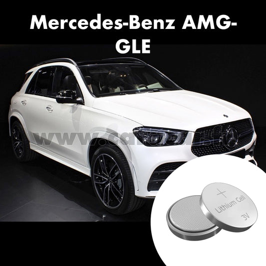 Pile clé Mercedes-Benz AMG GLE W167 (2018/null). Pile de remplacement pour clé de voiture. Batterie de clé de voiture. 