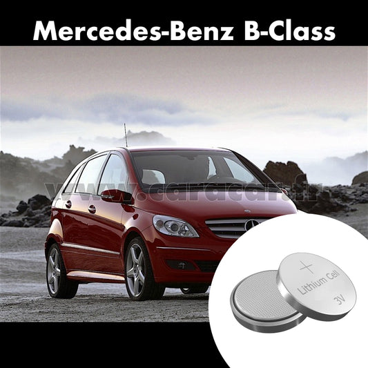 Pile clé Mercedes-Benz B-Class W245 (2005/2008). Pile de remplacement pour clé de voiture. Batterie de clé de voiture. 