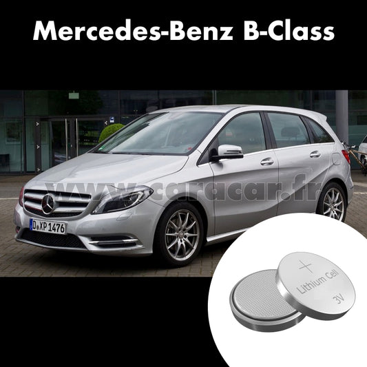 Pile clé Mercedes-Benz B-Class W246 (2011/2015). Pile de remplacement pour clé de voiture. Batterie de clé de voiture. 