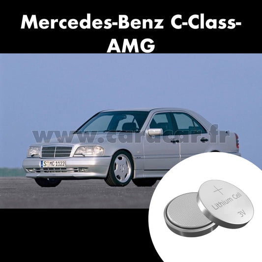 Pile clé Mercedes-Benz C-Class AMG W202 [restyling] (1997/2000). Pile de remplacement pour clé de voiture. Batterie de clé de voiture. 