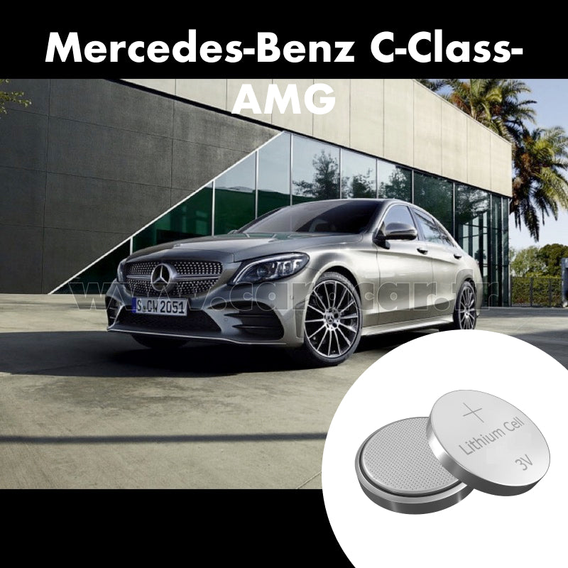 Pile clé Mercedes-Benz C-Class AMG W205 [restyling] (2018/2022). Pile de remplacement pour clé de voiture. Batterie de clé de voiture. 