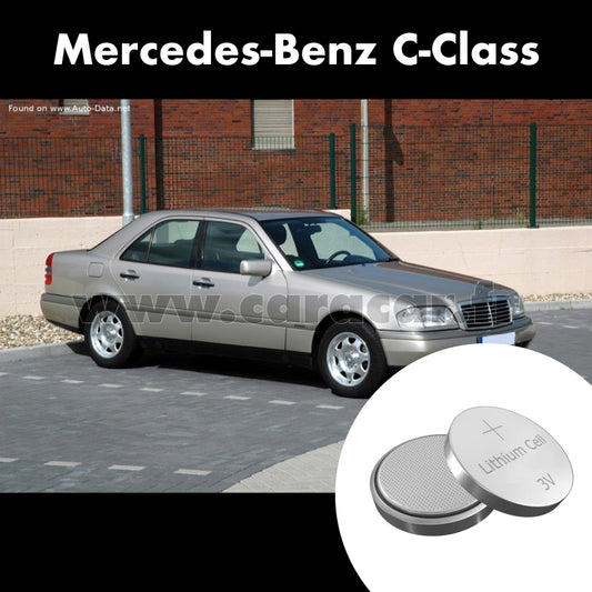 Pile clé Mercedes-Benz C-Class W202/S202 (1993/1997). Pile de remplacement pour clé de voiture. Batterie de clé de voiture. 