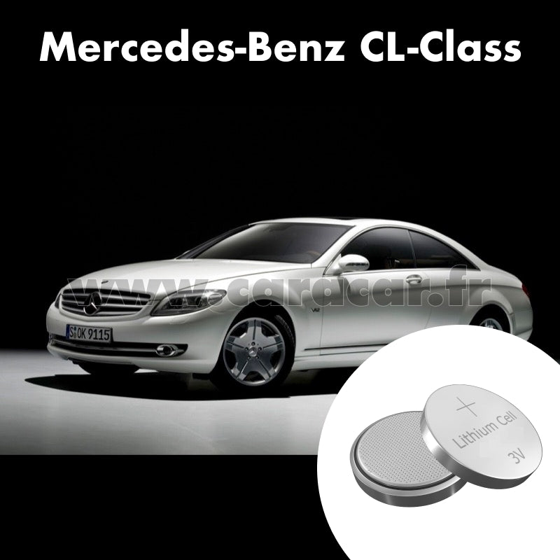 Pile clé Mercedes-Benz CL-Class C216 [restyling] (2010/2014). Pile de remplacement pour clé de voiture. Batterie de clé de voiture. 