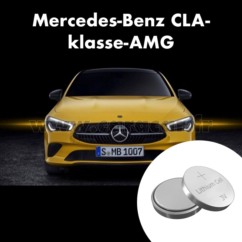 Pile clé Mercedes-Benz CLA-klasse AMG 2 generation (C118, X118) [restyling] (2023/2023). Pile de remplacement pour clé de voiture. Batterie de clé de voiture. 