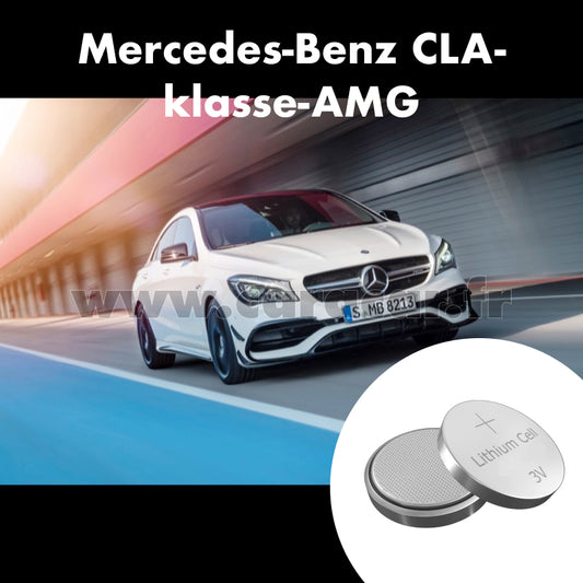 Pile clé Mercedes-Benz CLA-klasse AMG C117 [restyling] (2016/null). Pile de remplacement pour clé de voiture. Batterie de clé de voiture. 