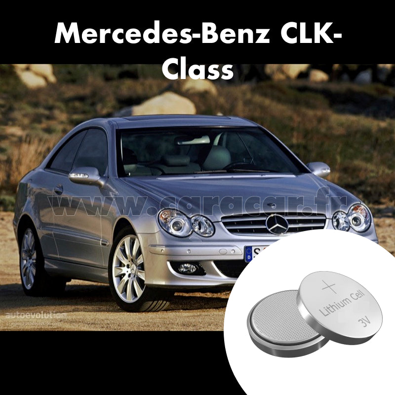 Pile clé Mercedes-Benz CLK-Class C209/A209 [restyling] (2005/2010). Pile de remplacement pour clé de voiture. Batterie de clé de voiture. 