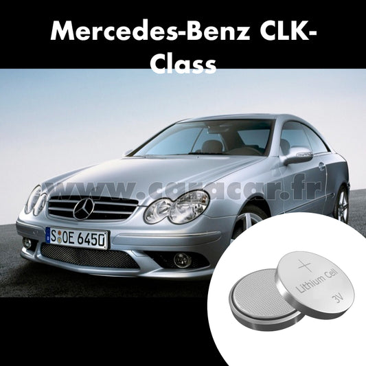 Pile clé Mercedes-Benz CLK-Class C209 [restyling] (2005/2009). Pile de remplacement pour clé de voiture. Batterie de clé de voiture. 