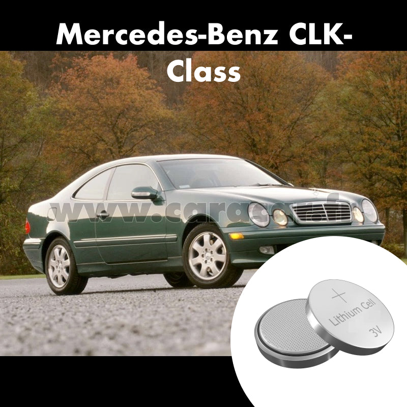 Pile clé Mercedes-Benz CLK-Class W208/A208 (1997/1999). Pile de remplacement pour clé de voiture. Batterie de clé de voiture. 