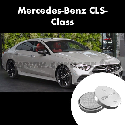 Pile clé Mercedes-Benz CLS-Class C257 (2017/2021). Pile de remplacement pour clé de voiture. Batterie de clé de voiture. 