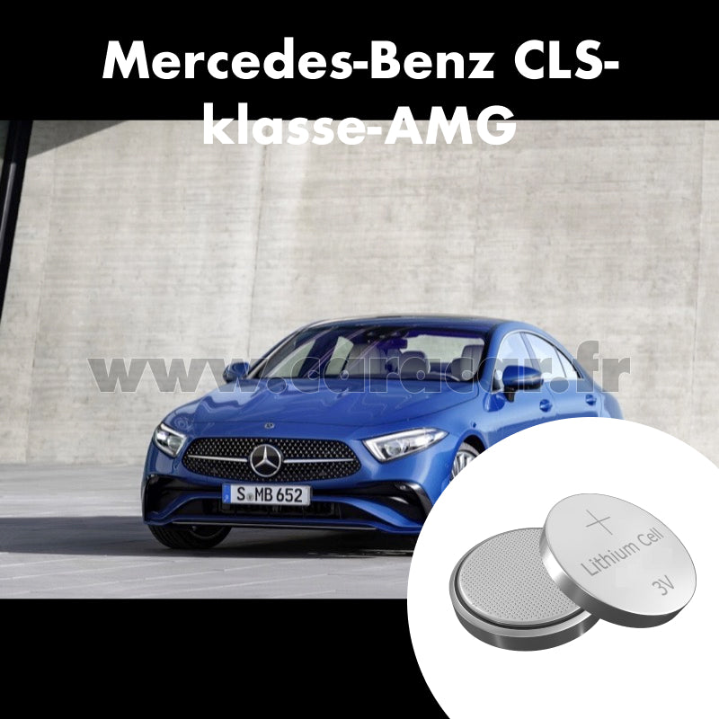 Pile clé Mercedes-Benz CLS-klasse AMG 3 generation (C257) [restyling] (2021/2023). Pile de remplacement pour clé de voiture. Batterie de clé de voiture. 