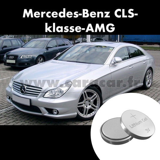 Pile clé Mercedes-Benz CLS-klasse AMG C219 [restyling] (2008/2011). Pile de remplacement pour clé de voiture. Batterie de clé de voiture. 