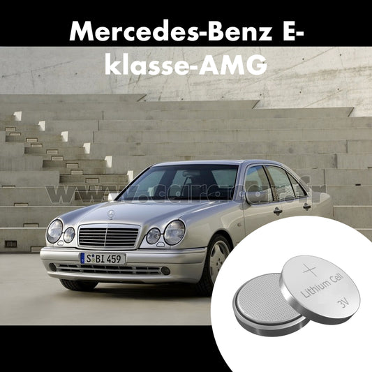 Pile clé Mercedes-Benz E-klasse AMG W210 (1996/1999). Pile de remplacement pour clé de voiture. Batterie de clé de voiture. 