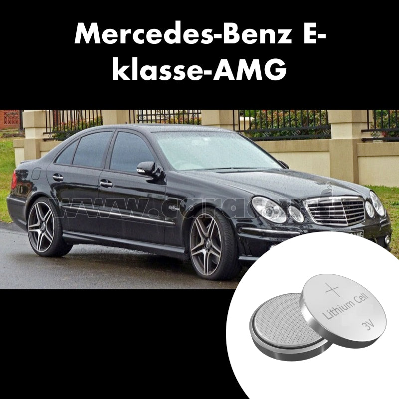 Pile clé Mercedes-Benz E-klasse AMG W211 [restyling] (2006/2009). Pile de remplacement pour clé de voiture. Batterie de clé de voiture. 