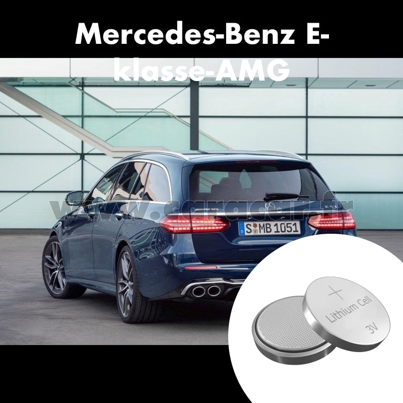 Pile clé Mercedes-Benz E-klasse AMG W213 (2016/2019). Pile de remplacement pour clé de voiture. Batterie de clé de voiture. 