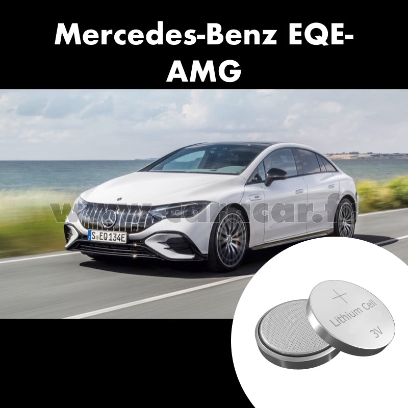 Pile clé Mercedes-Benz EQE AMG 1 generation (2022/2023). Pile de remplacement pour clé de voiture. Batterie de clé de voiture. 