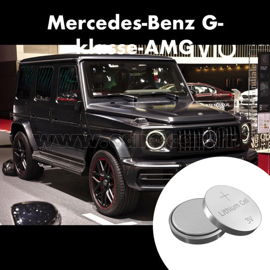 Pile clé Mercedes-Benz G-klasse AMG 2 generation (W463) (2018/2023). Pile de remplacement pour clé de voiture. Batterie de clé de voiture. 