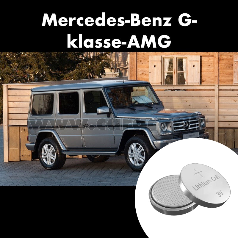 Pile clé Mercedes-Benz G-klasse AMG W463 [3th restyling] (2015/2017). Pile de remplacement pour clé de voiture. Batterie de clé de voiture. 