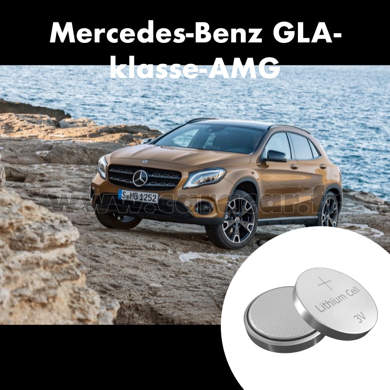 Pile clé Mercedes-Benz GLA-klasse AMG 10 generation156 [restyling] (2017/2019). Pile de remplacement pour clé de voiture. Batterie de clé de voiture. 
