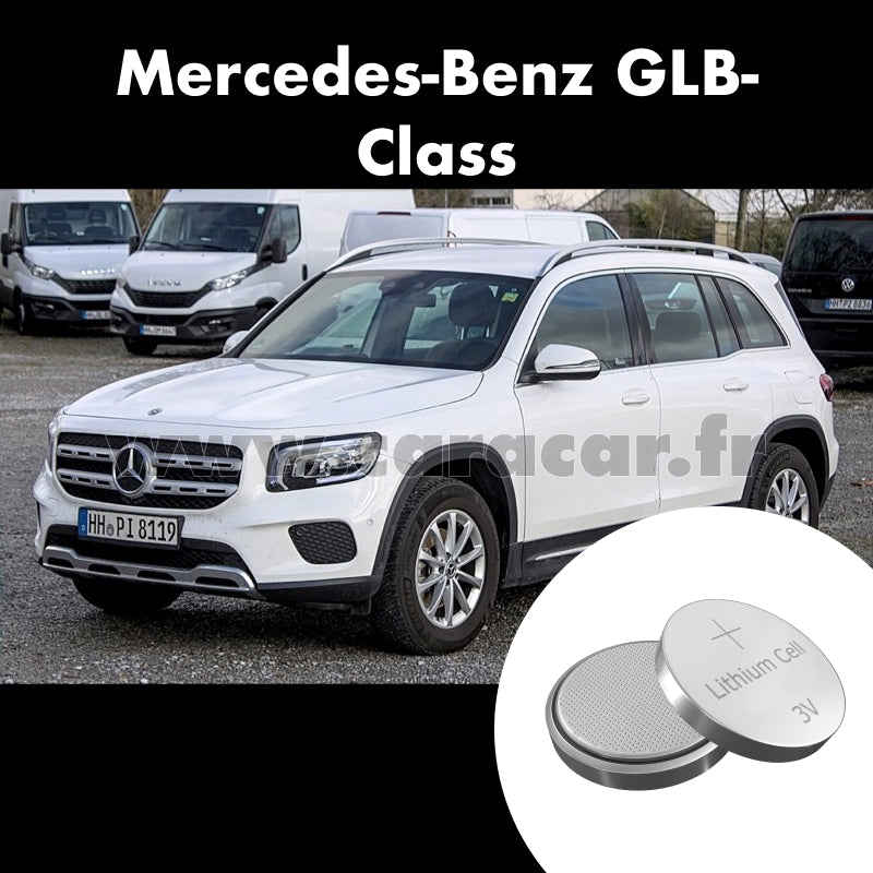 Pile clé Mercedes-Benz GLB-Class 1 generation (2019/2023). Pile de remplacement pour clé de voiture. Batterie de clé de voiture. 