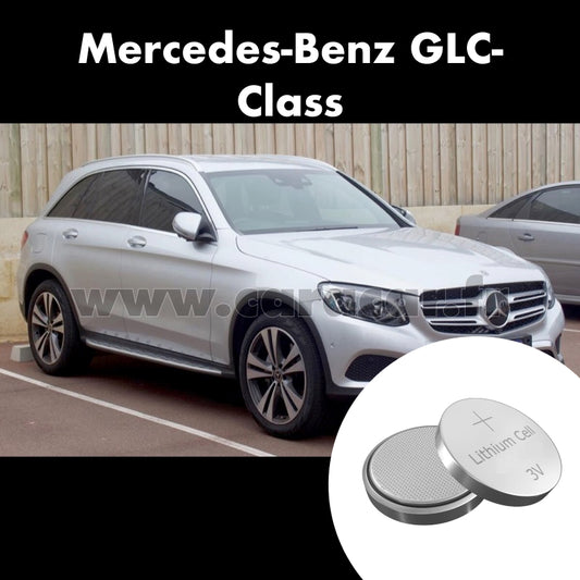 Pile clé Mercedes-Benz GLC-Class X253/C253 (2015/2020). Pile de remplacement pour clé de voiture. Batterie de clé de voiture. 